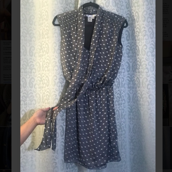 max studio polka dot dress